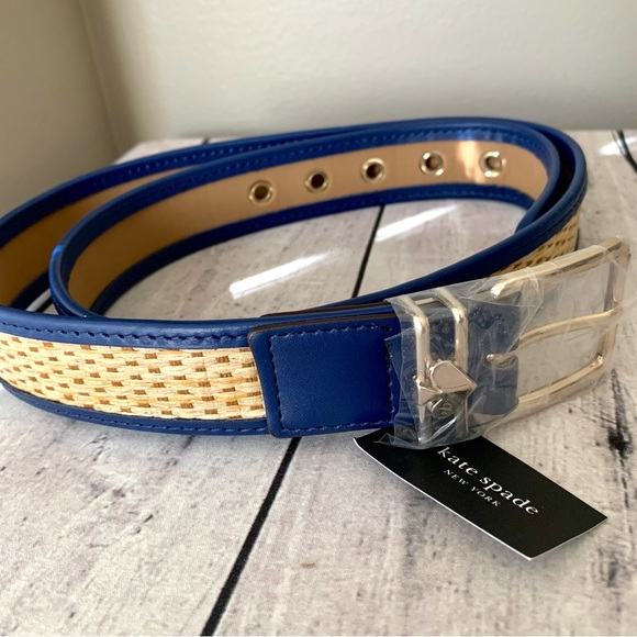 New Kate spade woven belt size M - Picture 2 of 6